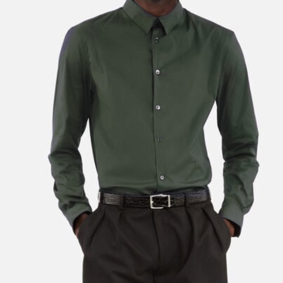 The Kooples. Cotton Poplin Button Down Shirt. - Picture 1 of 7